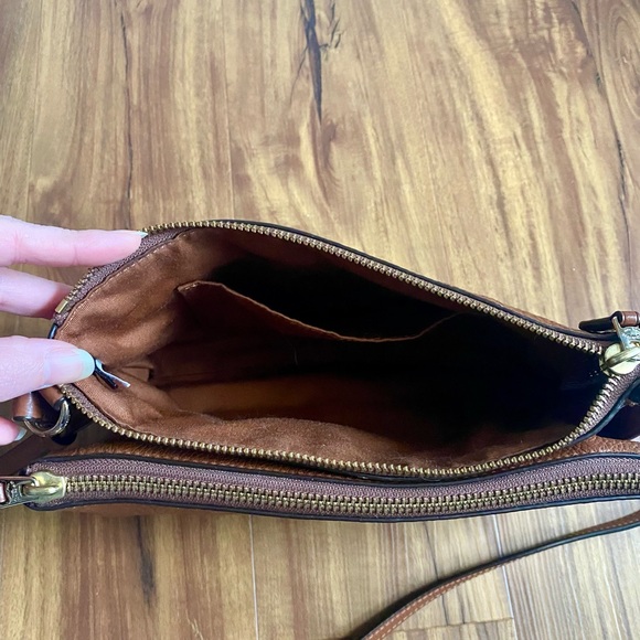 COACH Pebbled Leather Embossed Crossbody - Picture 10 of 14